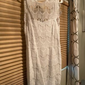 Free People White Mini Dress